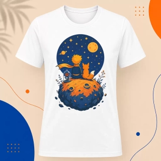 Pánské tričko - Na malé planetce – On His Little Planet